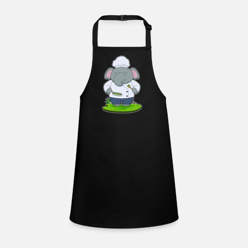 Elephant cooking pan Children's Apron