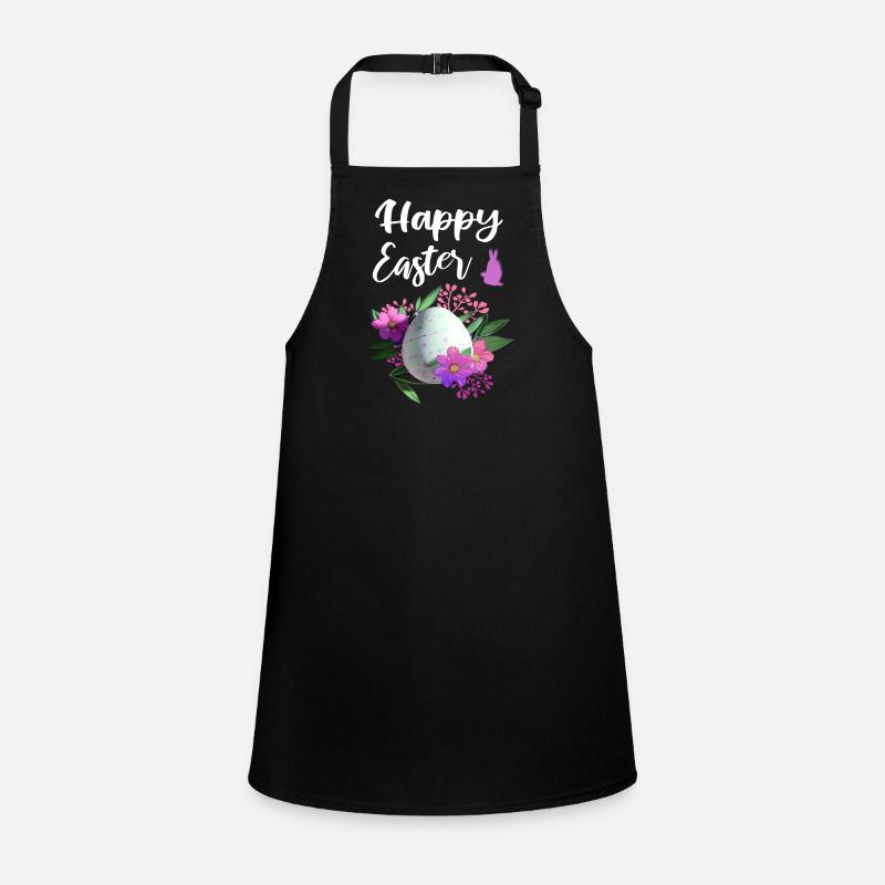 Happy Easter Flowers Easter Egg Children's Apron