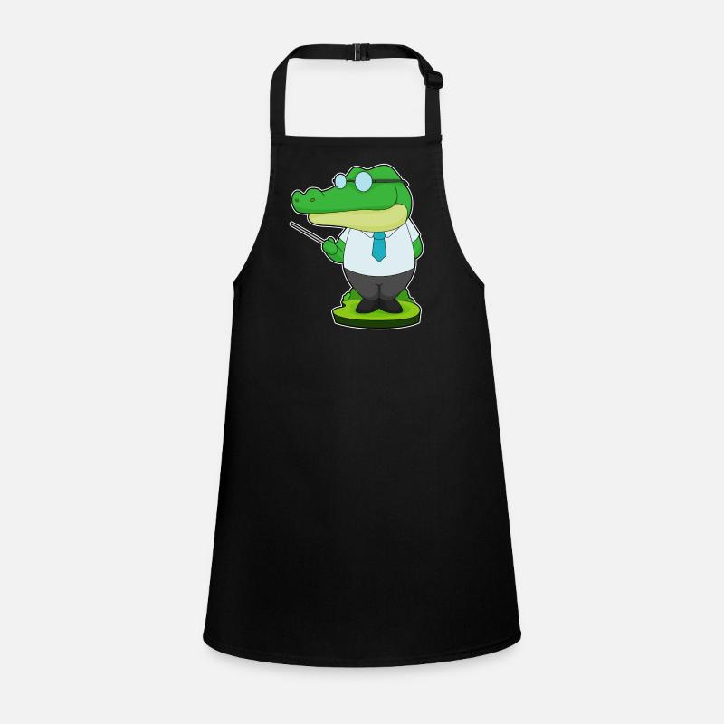 Crocodile Teacher Pointer Children's Apron