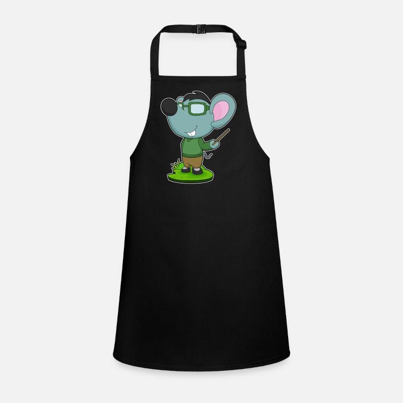 Mouse Teacher Pointer Children's Apron