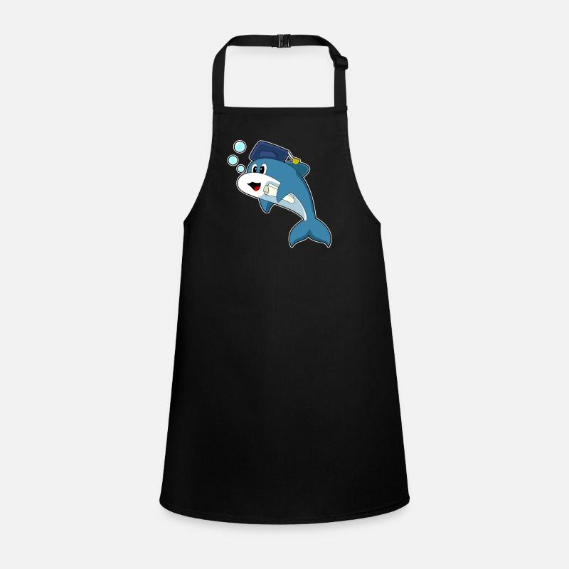 Dolphin Student Diploma Children's Apron