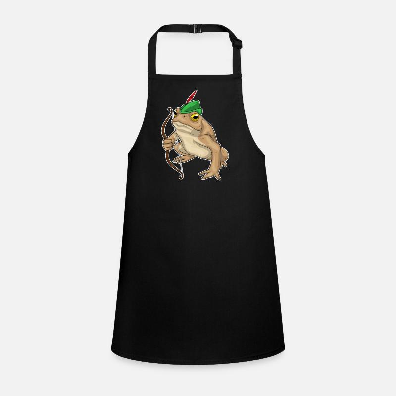 Frog Archer Bow Children's Apron