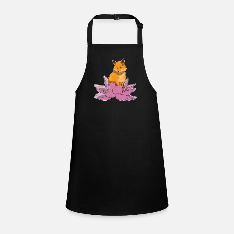 Fleurs de fleur de lotus de renard Tablier Enfant
