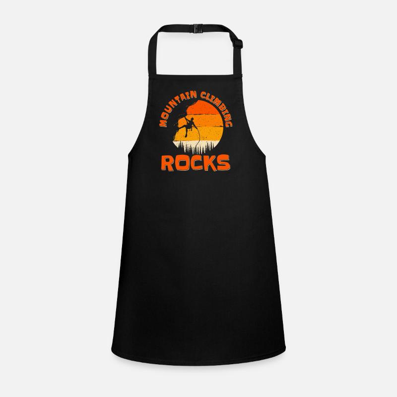Mountain Climbing Rocks Sport Climbing Children's Apron