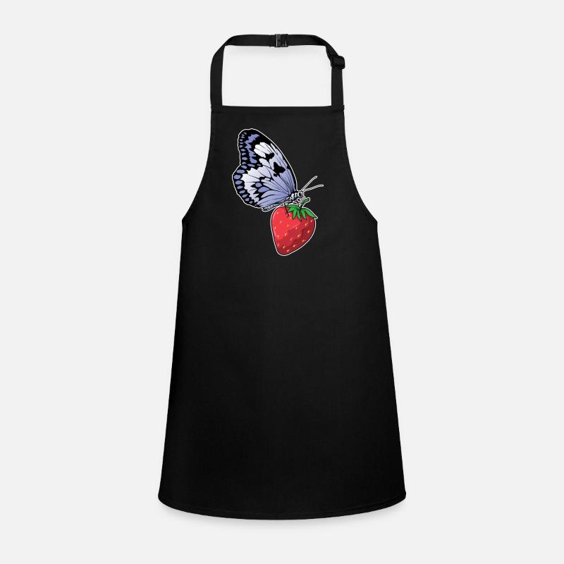 Fraise papillon Tablier Enfant