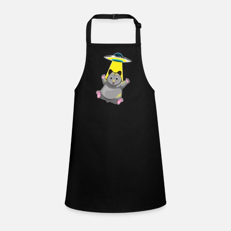 Hamster Spaceship Space Children's Apron