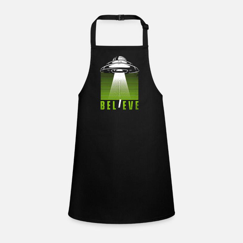 Believe Conspiracy Außerirdischer Ufo Alien Schürze für Kinder