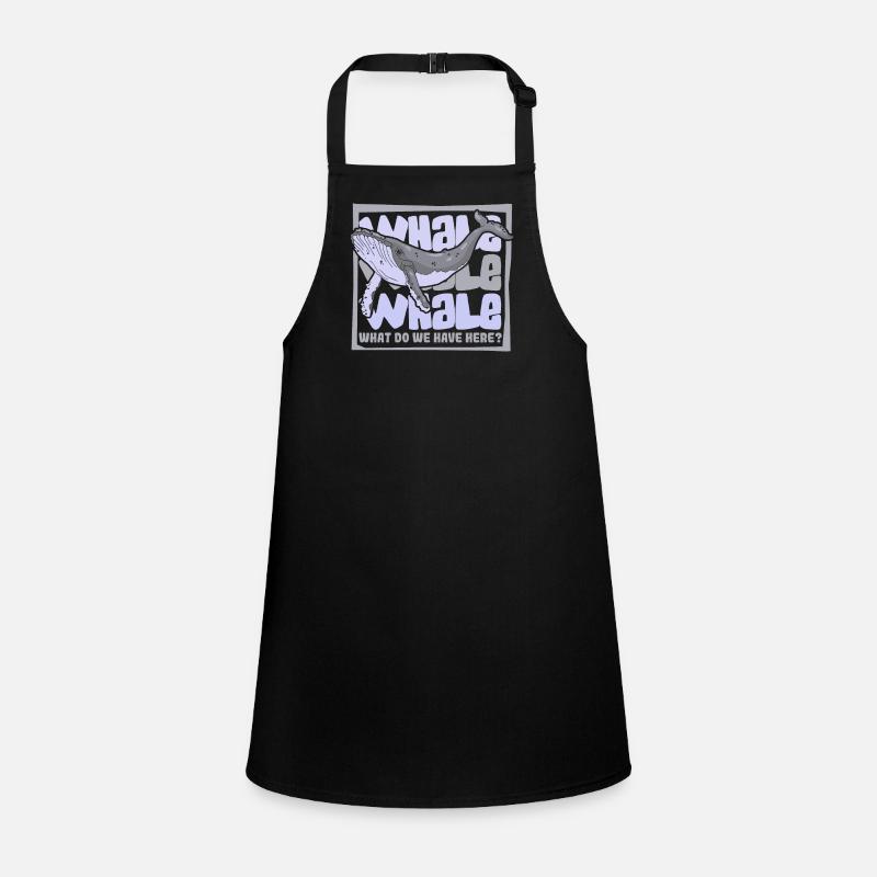 What Do We Have Here Blue Beluga Cachalot Whale Children's Apron