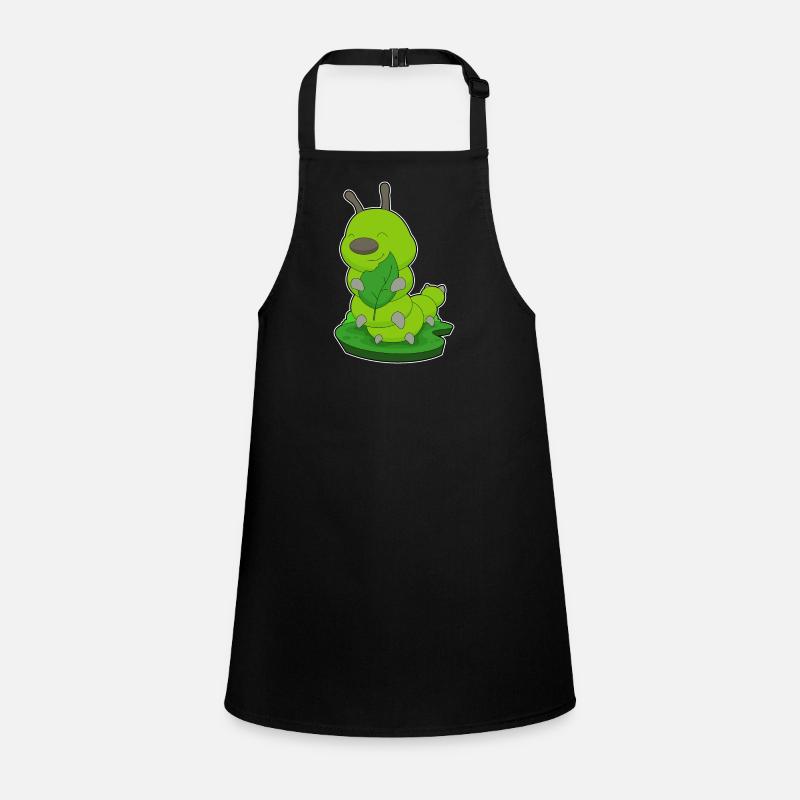 Caterpillar Leaf Children's Apron