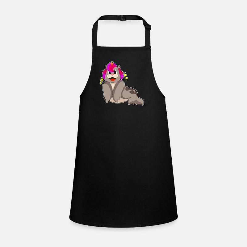 Seal Unicorn Children's Apron