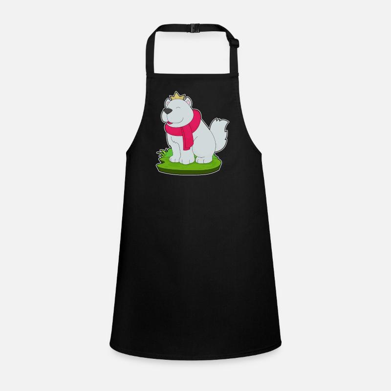 Hund Prinz Krone Schürze für Kinder