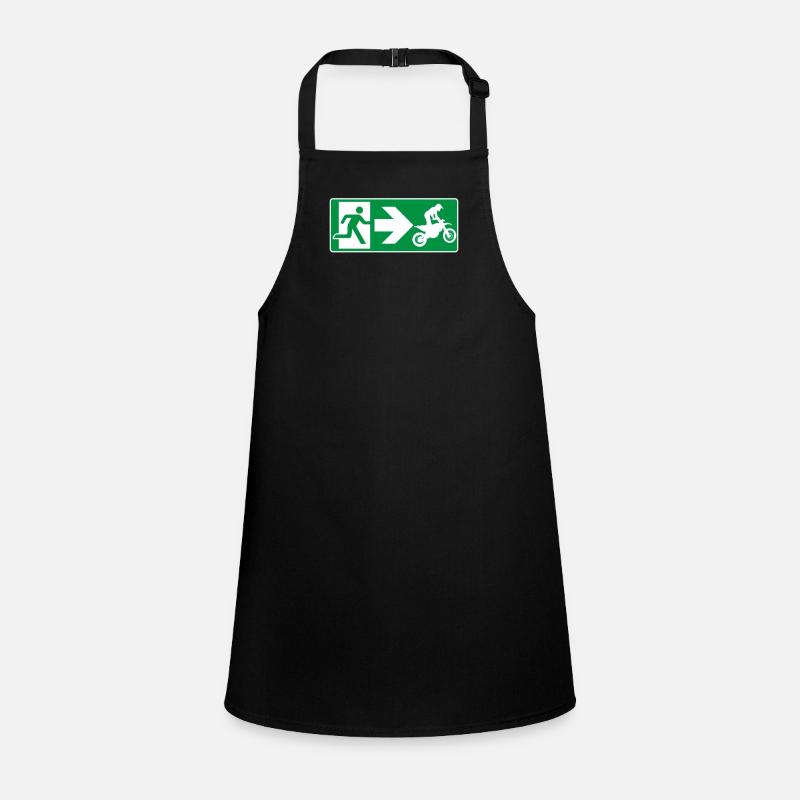 Emergency Exit Motocross MX Children's Apron