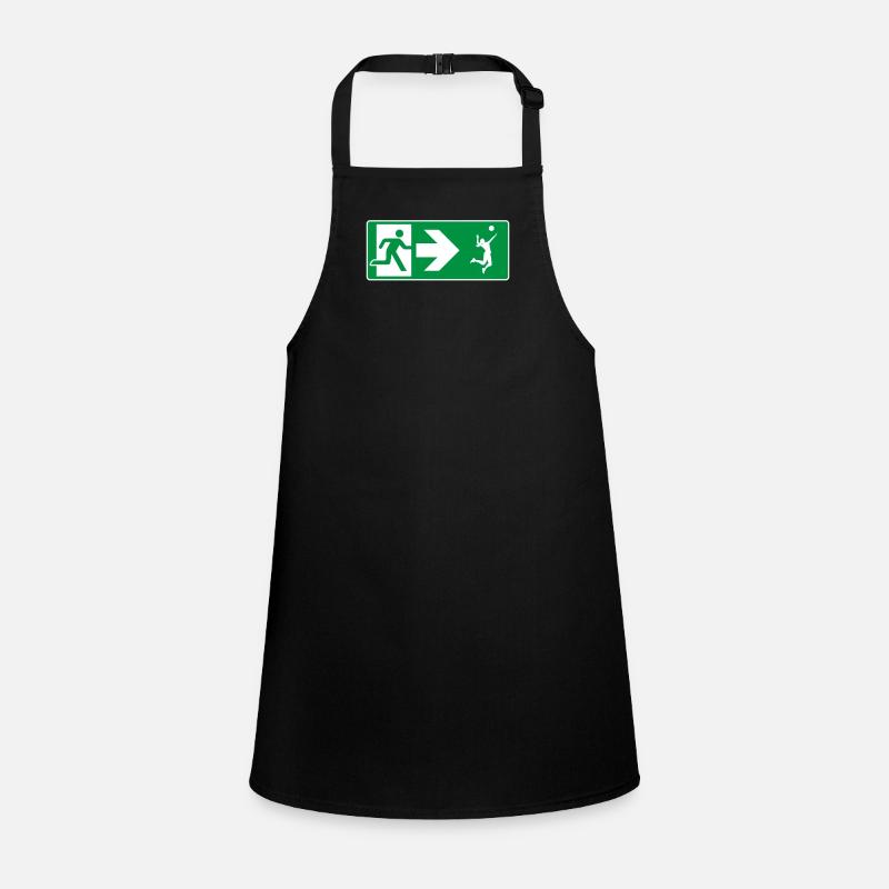 Emergency Exit Volleyball Volleyball Player Children's Apron
