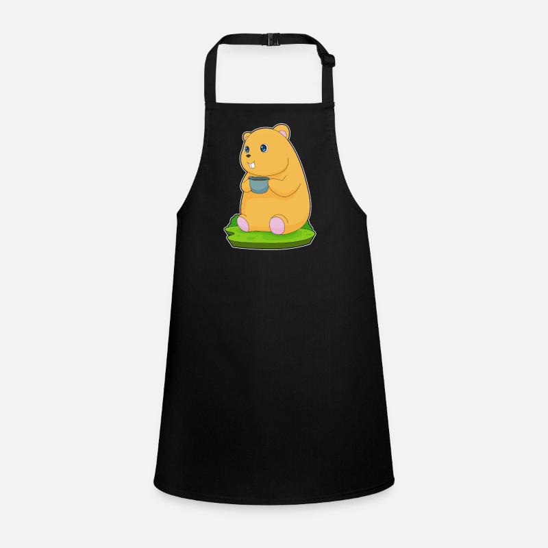Hamster Kaffee Tasse Schürze für Kinder
