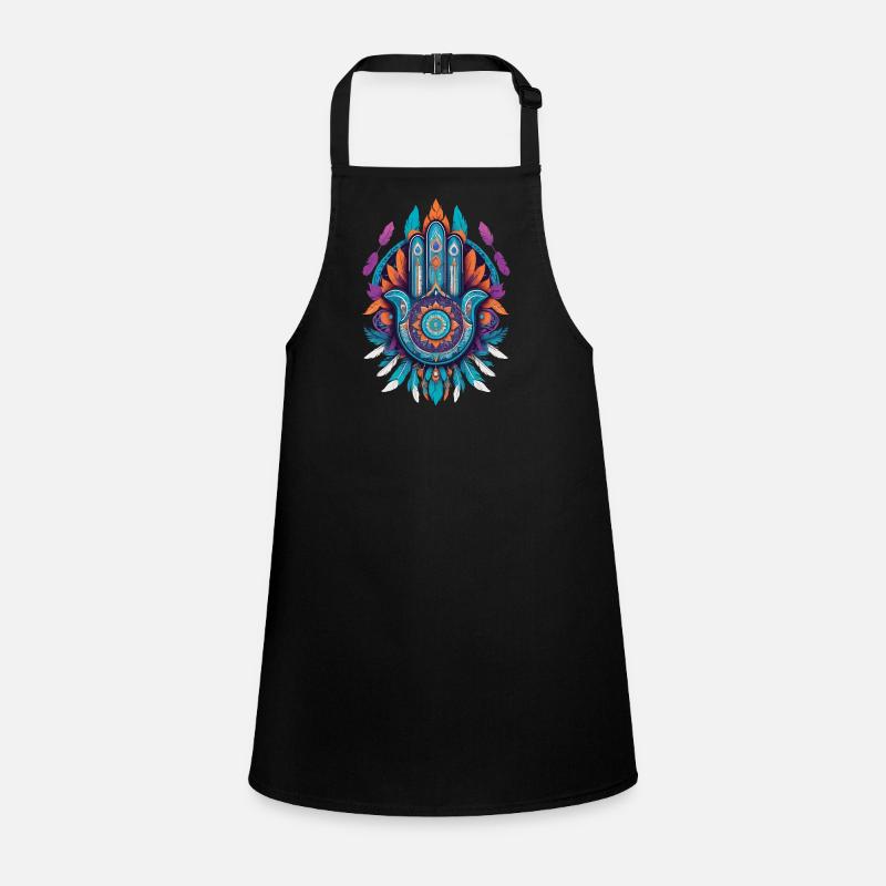Hamsa Main Mandala Bohème Chic Tablier Enfant