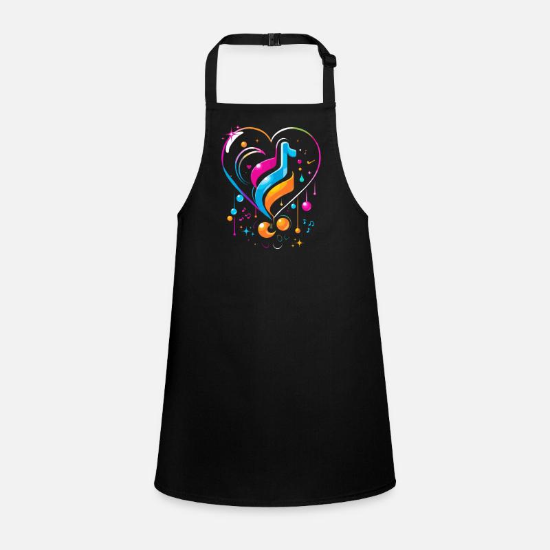 Gaming Musical Heart - Abstract Children's Apron