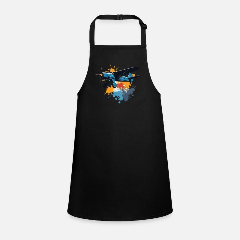 Model Airplane Pilot Airplane Hobby Design Children's Apron