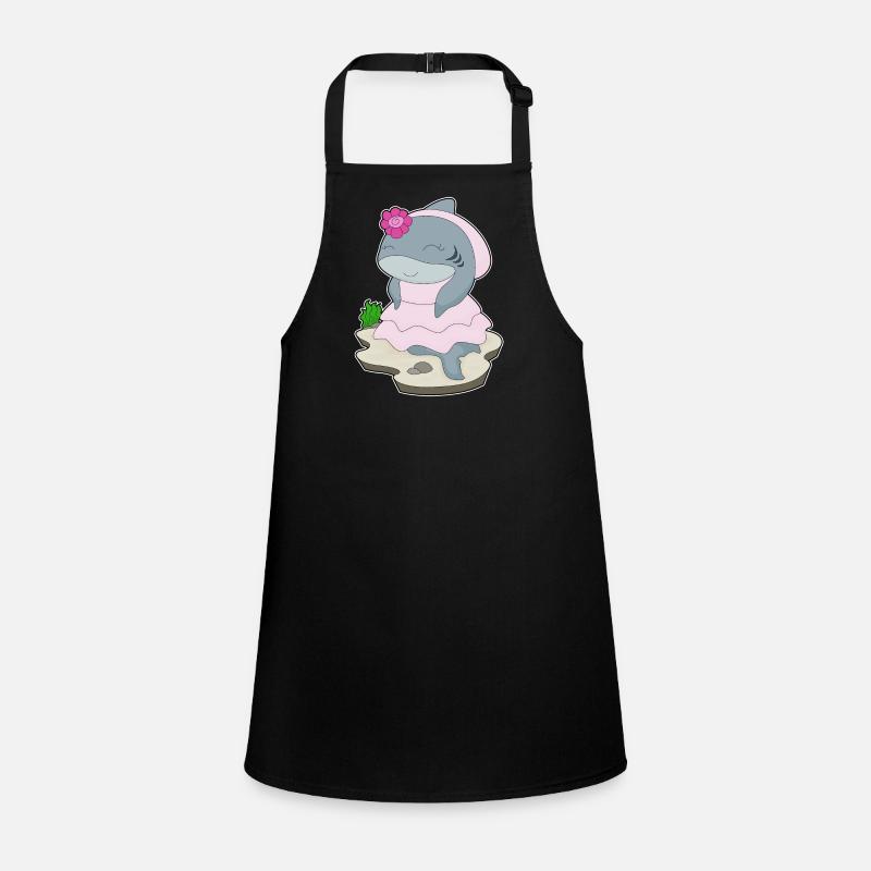 Shark Bride Flower Wedding Children's Apron