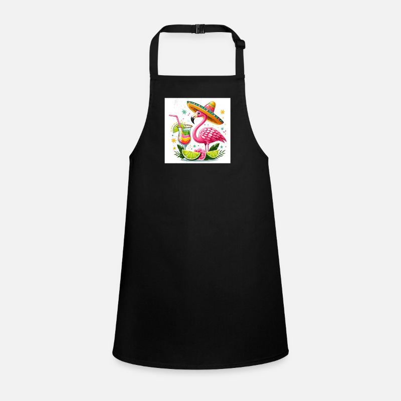 Cinco de Mayo Flamingo Tablier Enfant