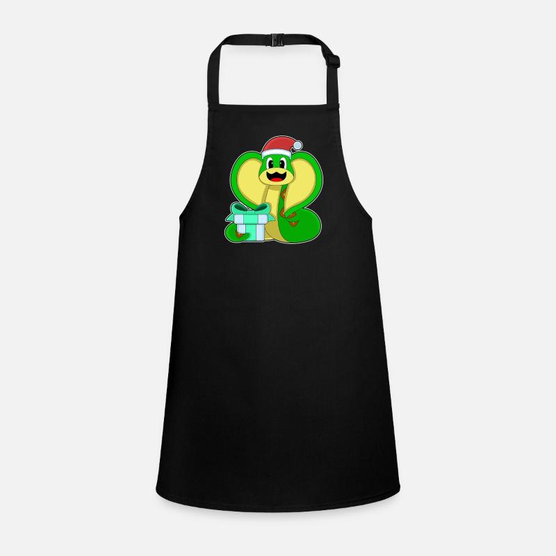 Snake Christmas Package Children's Apron