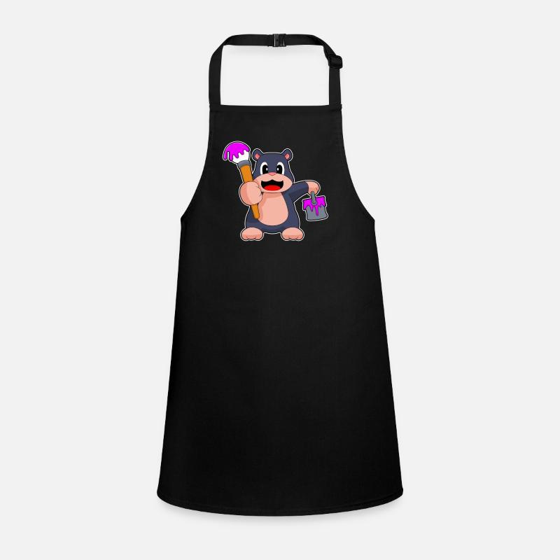 Mole, Painter, Brush, Paint Children's Apron