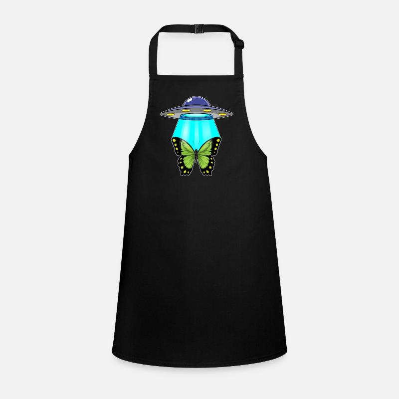 Butterfly, Spaceship, Space Children's Apron