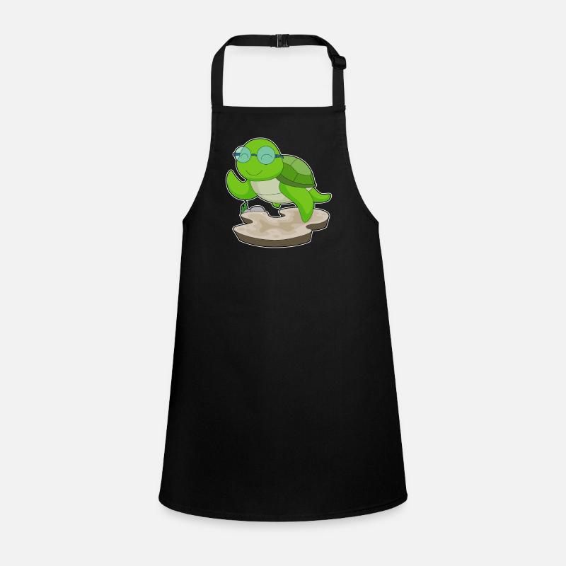 Turtle Glasses Children's Apron