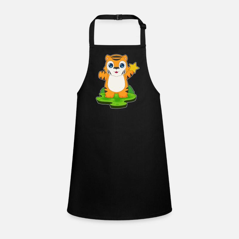 Tiger Stern Schürze für Kinder