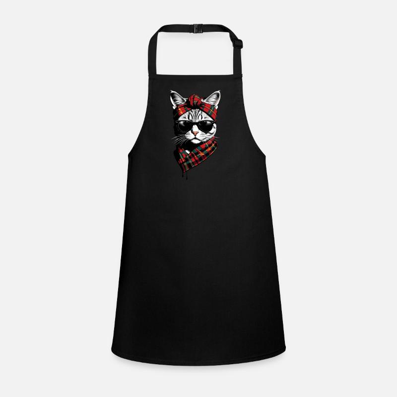 Mignon Chat Maman Cat Amant Maman Style Tablier Enfant