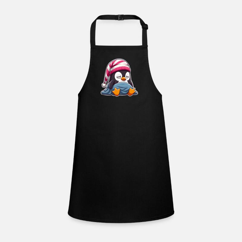 Pingouin endormi en pyjama Tablier Enfant