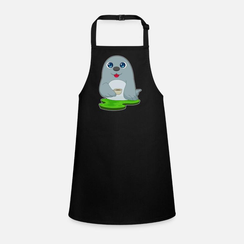 Seal Coffee Mug Children's Apron
