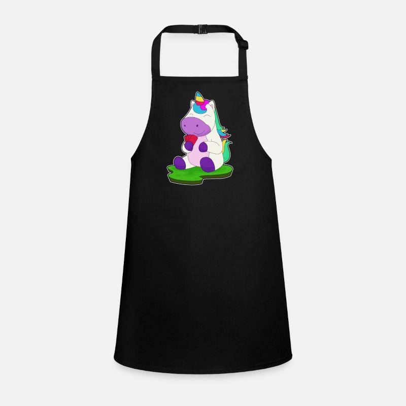 Unicorn Poker Poker Card Game Children's Apron