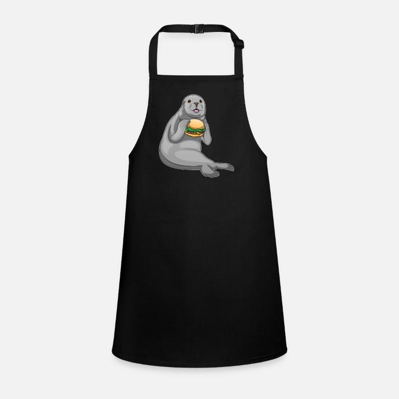 Seal Burger Children's Apron