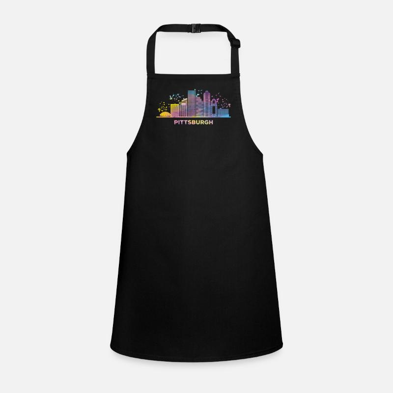 Pittsburgher Skyline Pittsburgh Tablier Enfant