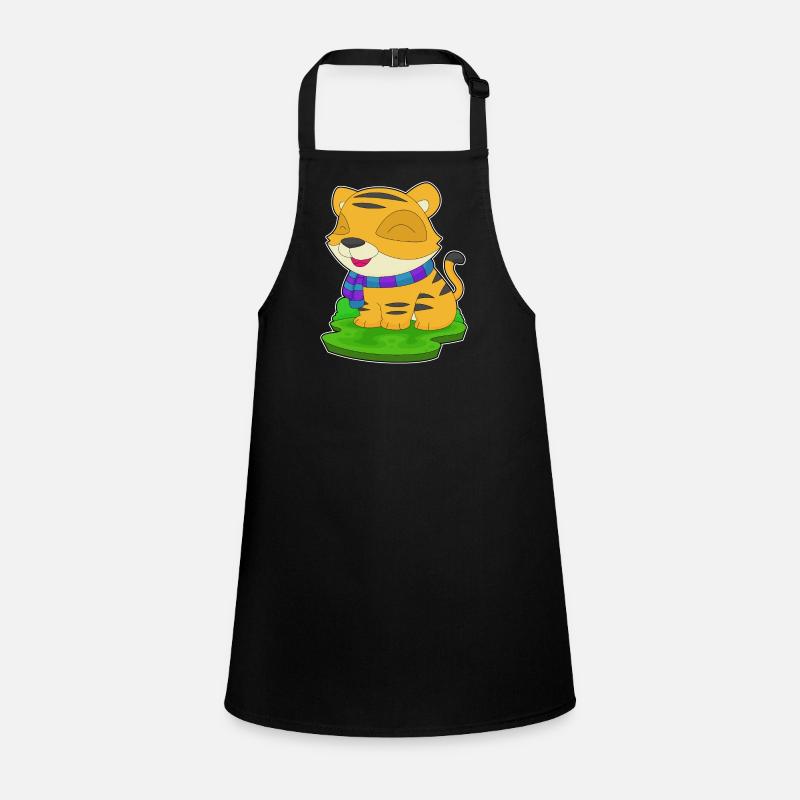 Tiger Scarf Children's Apron