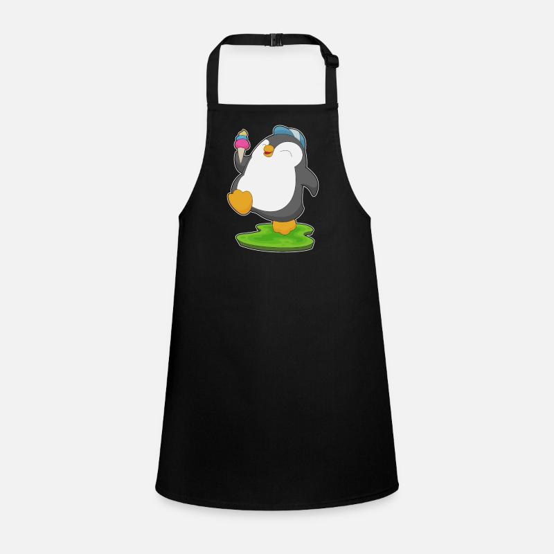 Pinguin Waffeleis Schürze für Kinder