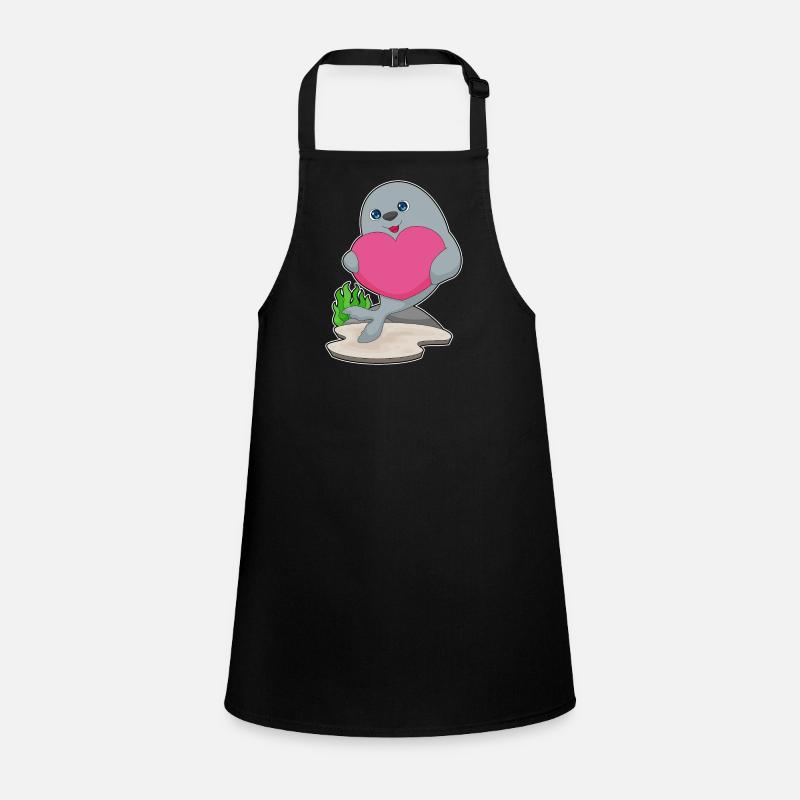 Seal Heart Children's Apron