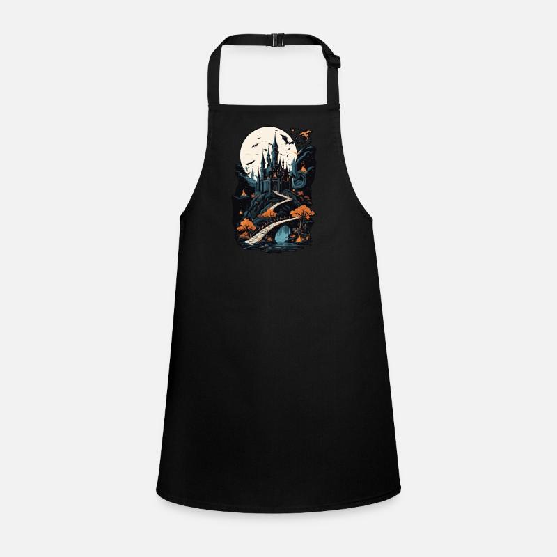 Spooky Haunted Castle Magical Haunted Castle Children's Apron