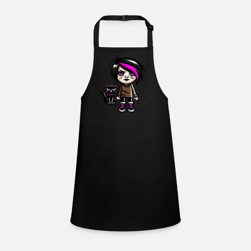 Pastel Goth Style Lover Goth Children's Apron