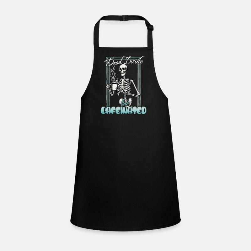 Dead Inside But coffee Funny Coffee Lover Children's Apron