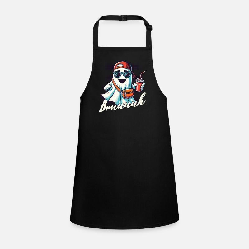 Scary Halloween Ghost Broth Children's Apron