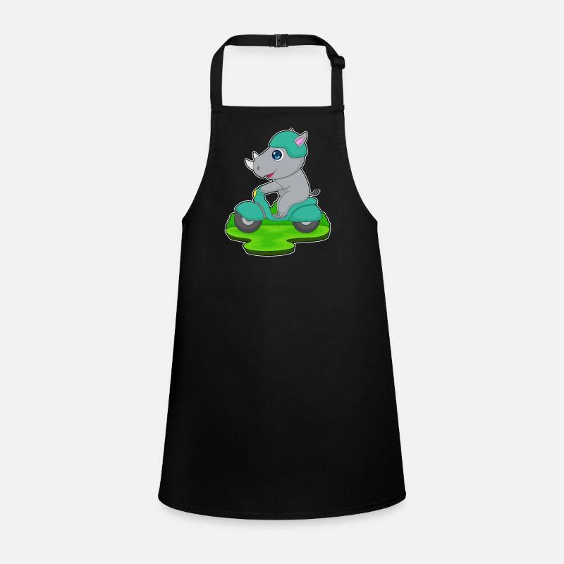 Rhino Scooter Children's Apron