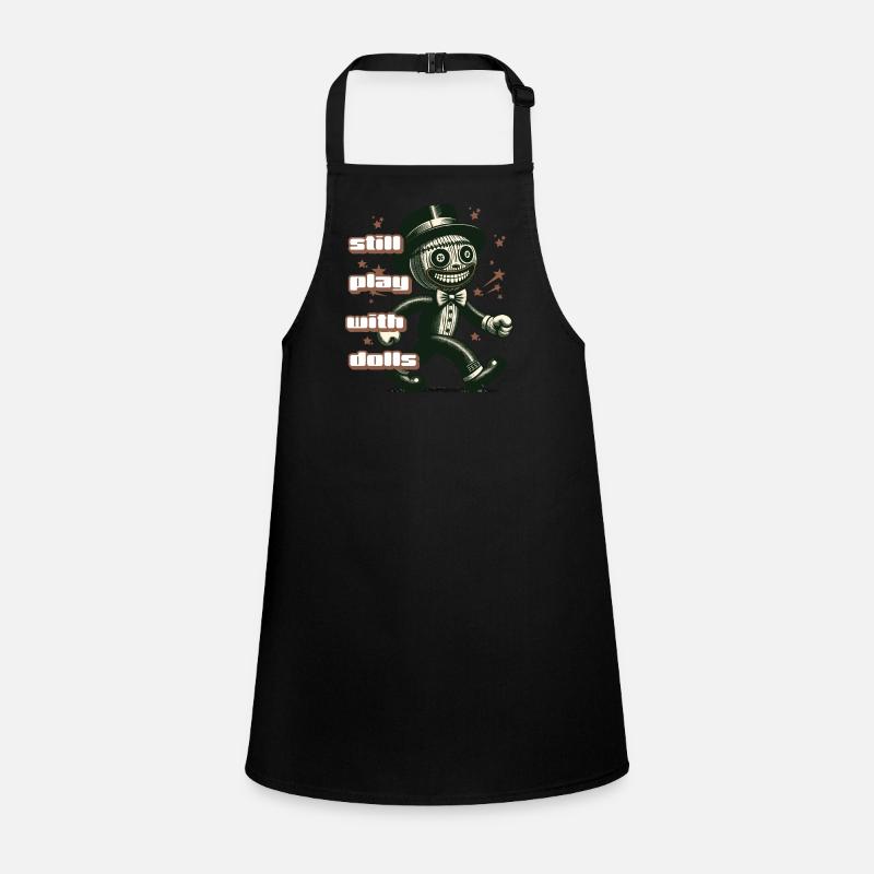Voodoo Doll Creepy Party Design Still Playing Children's Apron