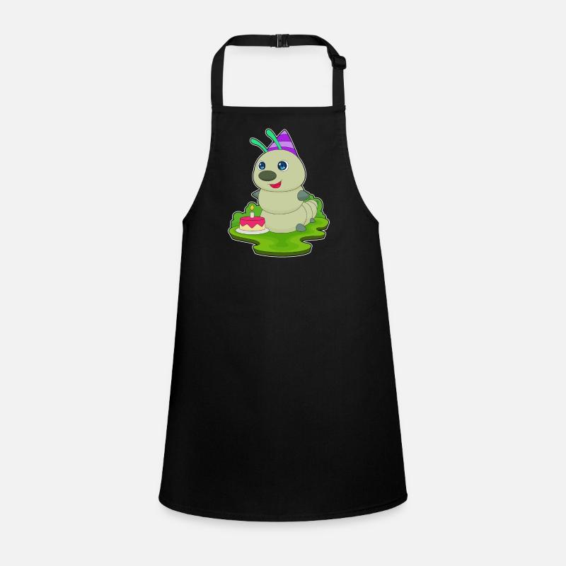 Caterpillar Birthday Party Hat Children's Apron