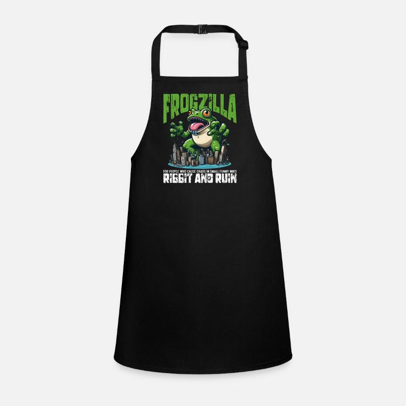 RIBBIT UND RUINE - FROGZILLA Schürze für Kinder
