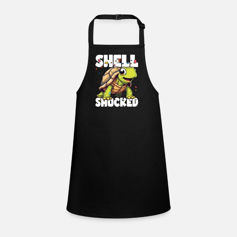 SHELL SHOCKED AND LOVING IT Children's Apron