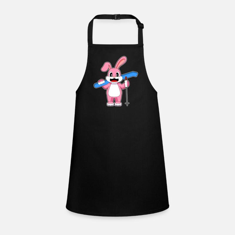 Rabbit Ski Skier Bâtons de ski Tablier Enfant