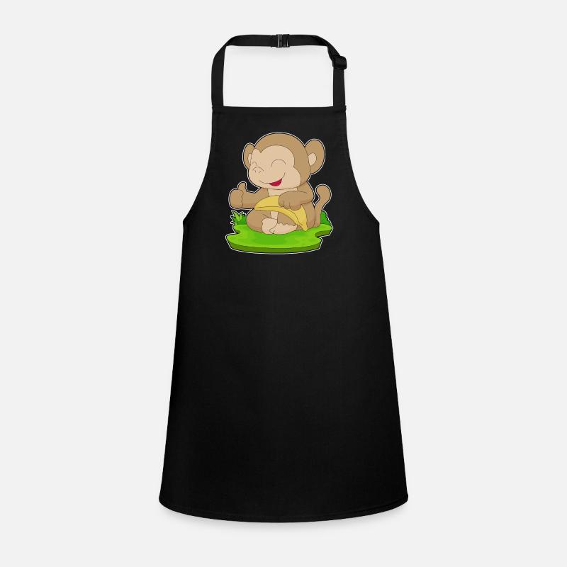 Monkey Banana Fruit Children's Apron