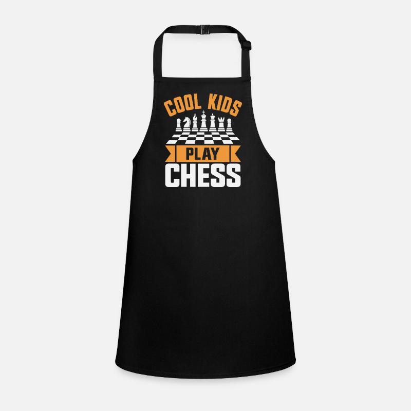 Chess Player Cool Kids Play Chess Children's Apron