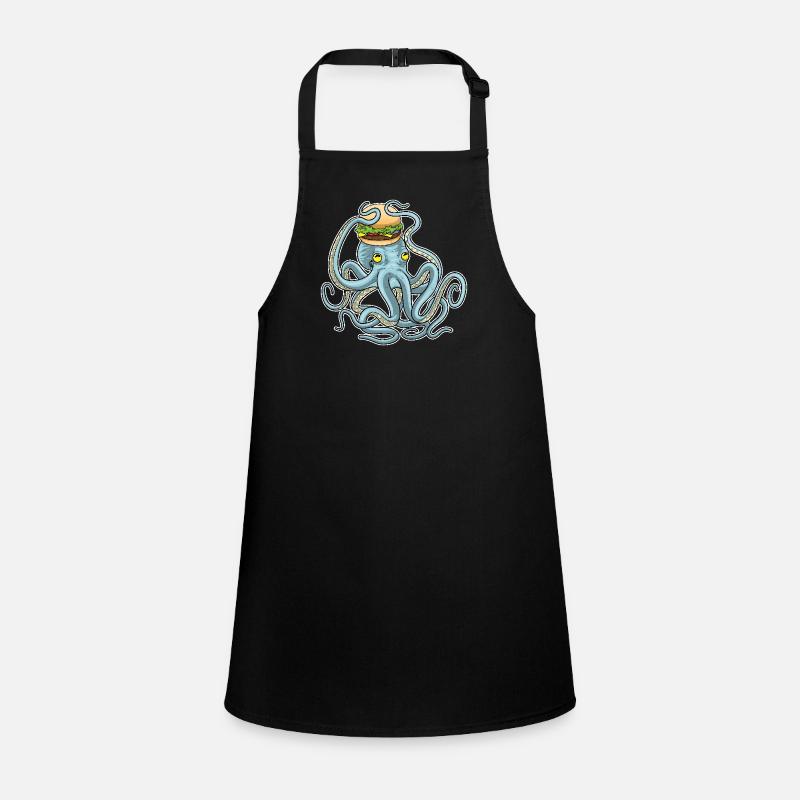 Octopus Cheeseburger Children's Apron